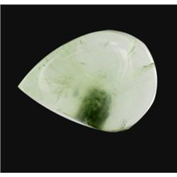 21.34ct Fine Prehnite Gem Pear Cut (GEM-20699)
