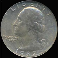 1982D Washington 25c Quarter Coin Graded GEM (COI-6893)