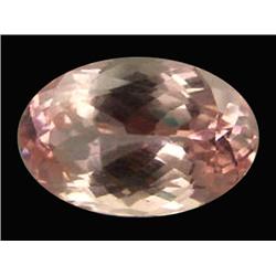 9.40ct Flawless Oval Cut Natural Afghan Pink Kunzite Appraisal Estimate $3760 (GEM-17853)