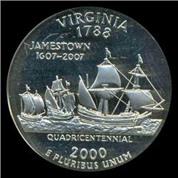 2000S Virginia Quarter Graded NGC PR69 DCAM (COI-5479)