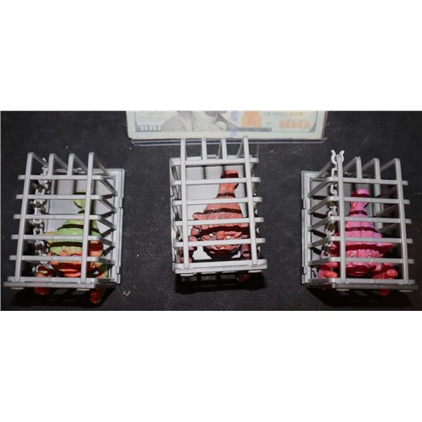 BOGLINS COMPLETE CAGED MINI SET OF 3 WITH CHAINS