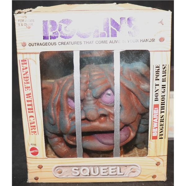 BOGLINS SMALL SQUEEL VINTAGE MINT IN THE BOX