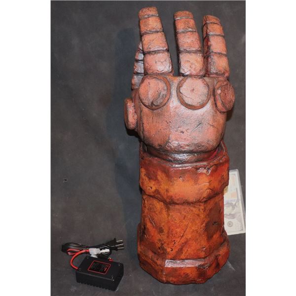 HELLBOY HAND FIST OF DOOM HERO ANIMATRONIC PUPPET SCREEN MATCHED REMAKE SUPER HERO