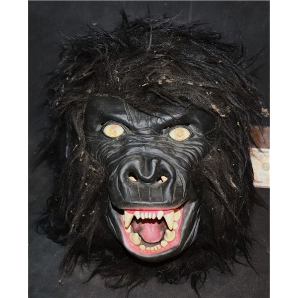 KING KONG GORILLA VINTAGE LATEX AND FUR MASK