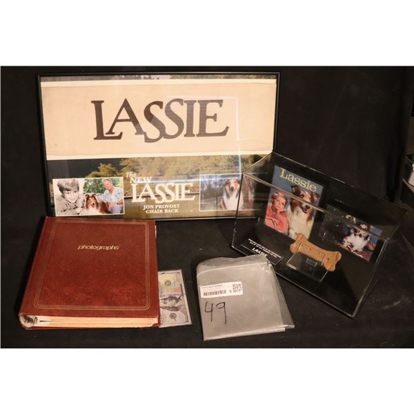 ZZ LASSIE CREATOR RUDD WEATHERWAX WOOD DOG BONE CHAIRBACK