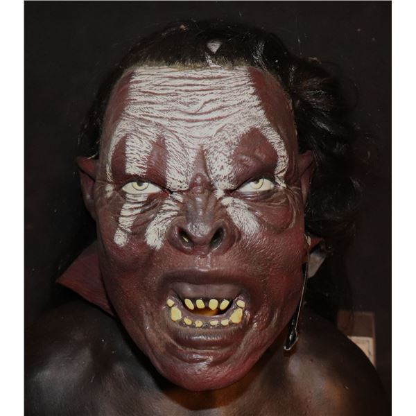 ZZ LORD OF THE RINGS ORC 2003 VINTAGE MASK ILLUSIONS VINTAGE LATEX MASK WITH TAG
