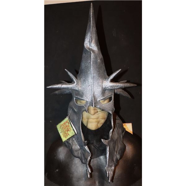 ZZ LORD OF THE RINGS WITCH KING VINTAGE LATEX MASK WITH TAG