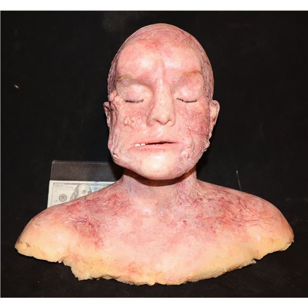 MISS 2059 BURNED SILICONE FULL HEAD PUPPET