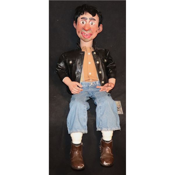 PUPPET VENTRILOQUIST DUMMY BIKER DUDE GREASER PROFESSIONAL GRADE 6 FUNCTIONS