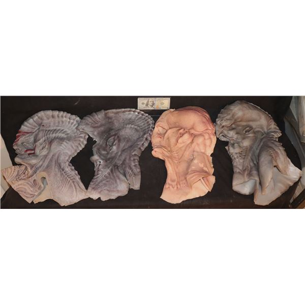 STAR TREK DISCOVERY A LOT OF 4 GRADE C SILICONE MASKS SCREEN USED 6