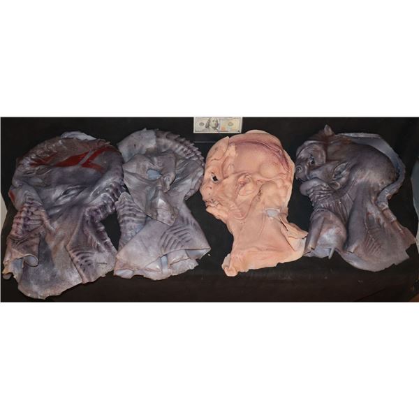 STAR TREK DISCOVERY A LOT OF 4 GRADE C SILICONE MASKS SCREEN USED 8