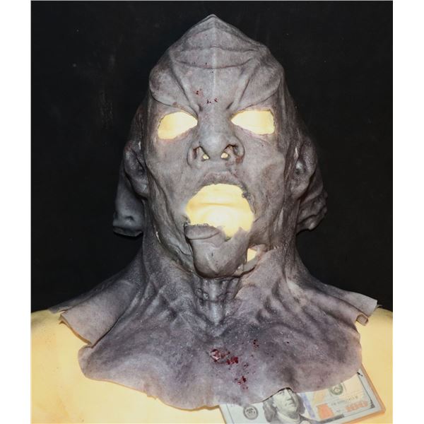 STAR TREK DISCOVERY L'RELL BLOODY KLINGON SILICONE MASK SCREEN USED