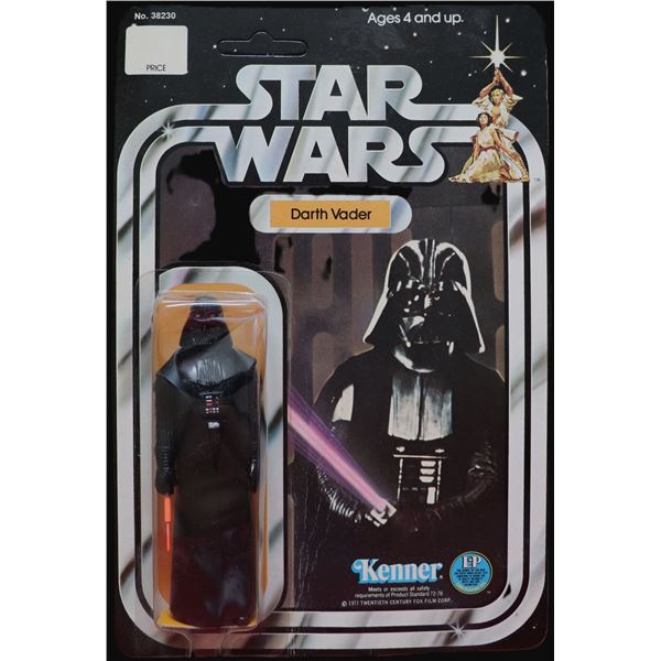 STAR WARS 12 BACK DARTH VADER UNPUNCHED B TYPE MINT SEALED 19778 KENNER ACTION FIGURE