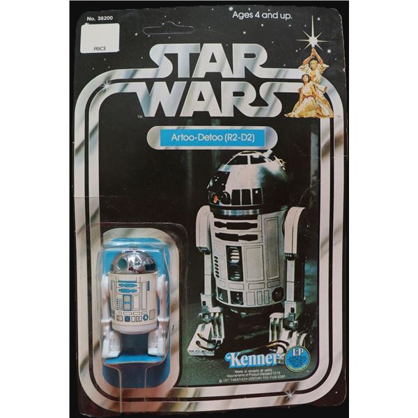 STAR WARS 12 BACK R2D2 UNPUNCHED A TYPE TAIWAN MINT SEALED 1977 KENNER ACTION FIGURE