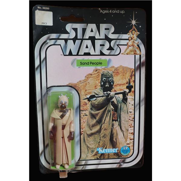 STAR WARS 12 BACK SAND PEOPLE B TYPE MINT SEALED 1977 KENNER ACTION FIGURE