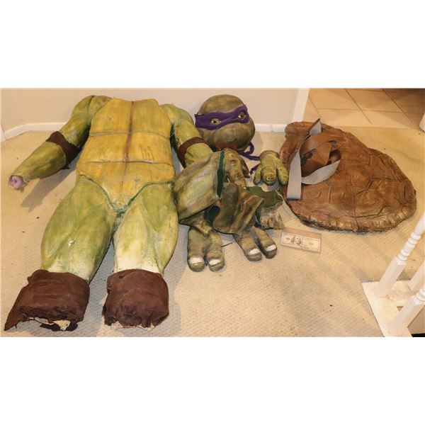 TEENAGE MUTANT NINJA TURTLES DONATELLO COMPLETE COSTUME W/ MASK TMNT SUPER HERO