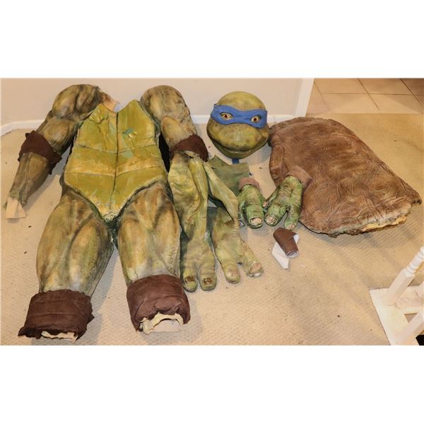 TEENAGE MUTANT NINJA TURTLES LEONARDO COMPLETE COSTUME W/ MASK TMNT SUPER HERO