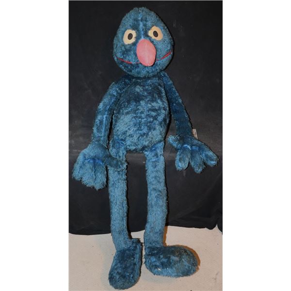 ZZ THE MUPPET SHOW GROVER SESAME STREET LIFE SIZE 72" ARMATURED STUFFED VINTAGE PLUSH TOY