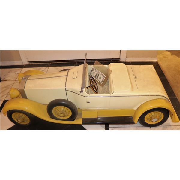 ZZ THE GREAT GATSBY 1926 MINIATURE ROLLS ROYCE ALL HAND CARVED WOOD ELVIS