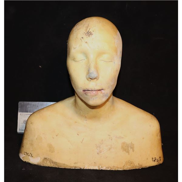 ZZ UNKNOWN FULL FEMALE HEAD BUST FOR SCULPTING