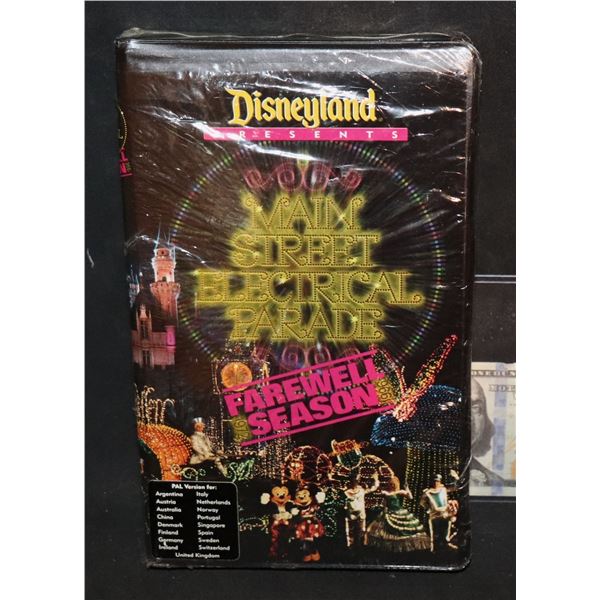 ZZ VINTAGE VIDEO TAPE DISNEYLAND MAIN STREET ELECTRICAL PARADE STILL SEALED