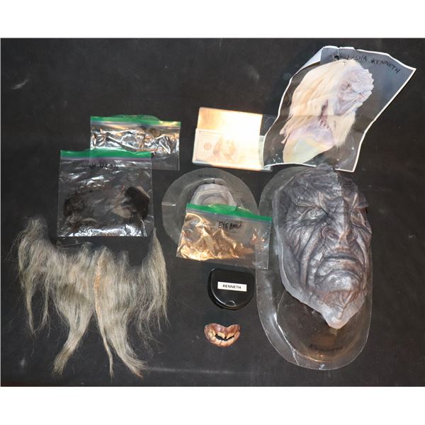 STAR TREK DISCOVERY KOL' SHA KLINGON SILICONE FACE TEETH AND FACIAL HAIR