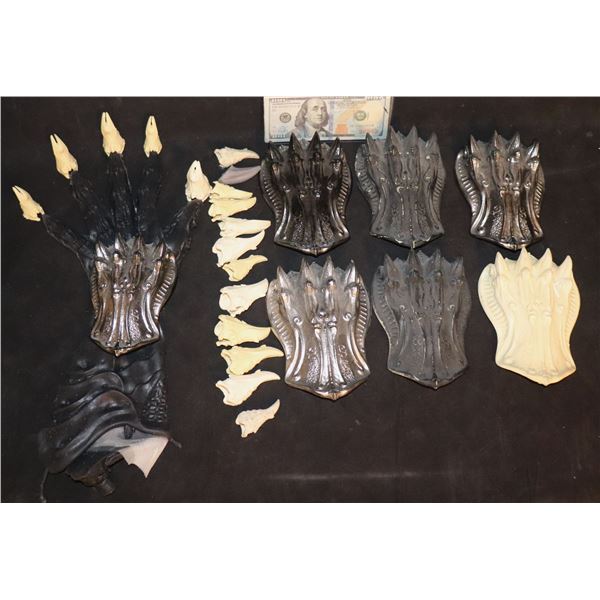 STAR TREK DISCOVERY KLINGON HAND & FINGER ARMOR LOT