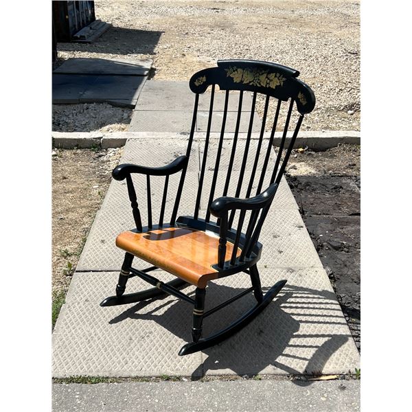 Good Quality Ornate Wooden Rocking Chair (sits fairly low)