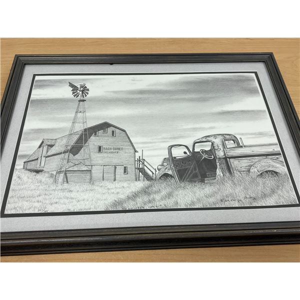 Bernie Brown "Remember When?" 267/285 Frame approx: 15.5 x 21.5"