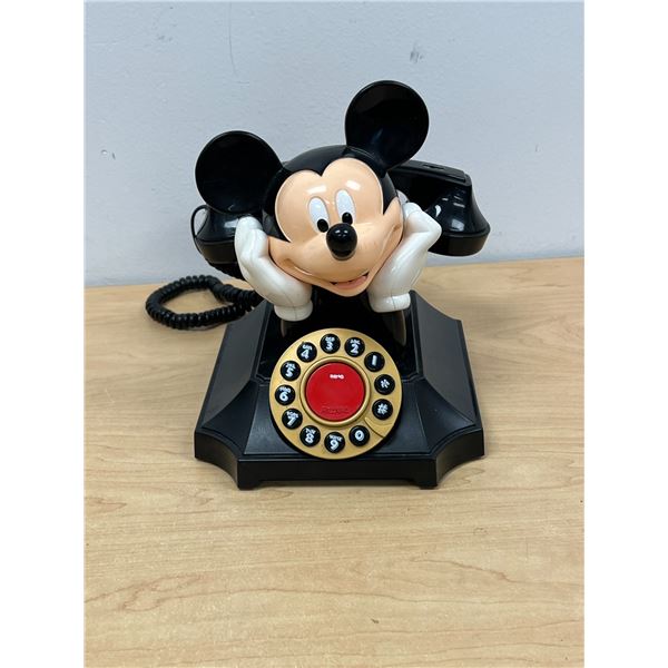 Mickey Mouse Push Button Talking Phone Telephone - not tested