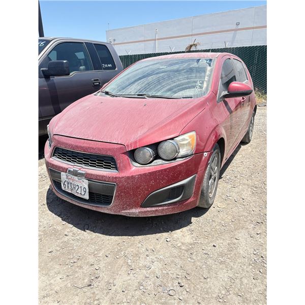 CHEVY SONIC 2012 T