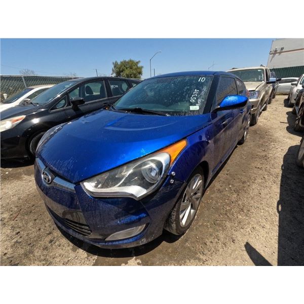 HYUNDAI VELOSTER 2017 SALV T/DONATION