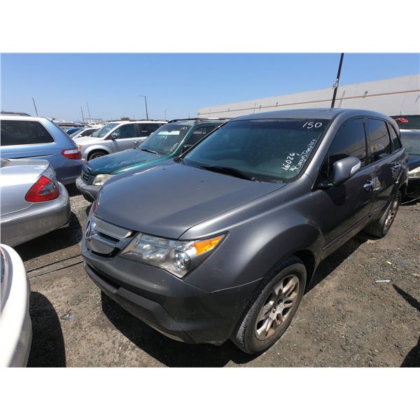 ACURA MDX 2009 O/S T-DON EXPORT ONLY
