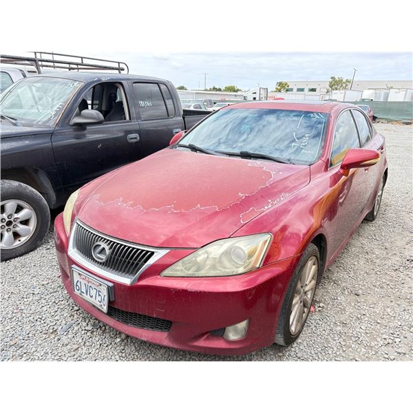 LEXUS IS 2010 T-DONATION