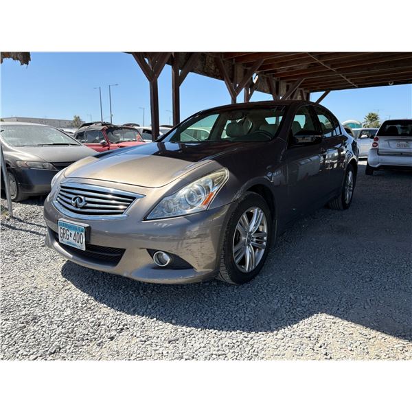 INFINITI G37 2011 O/S-TITLE