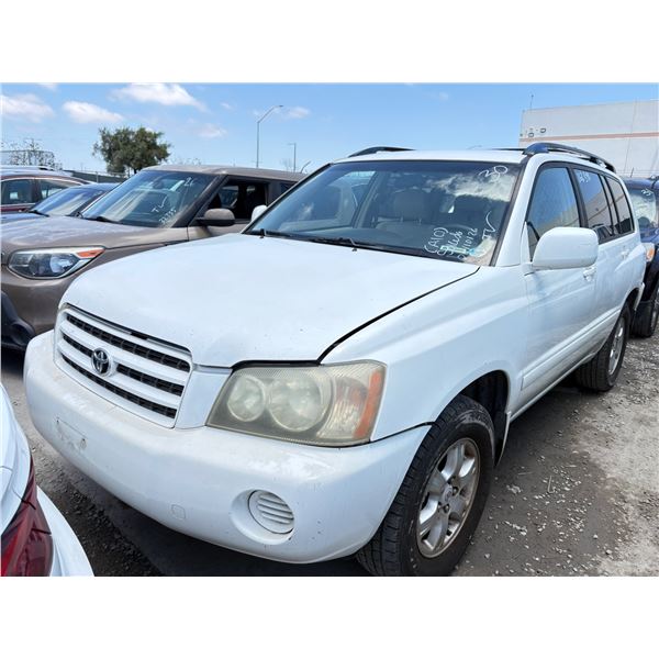 TOYOTA HIGHLANDER 2003 T