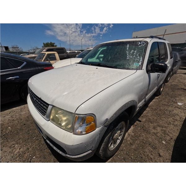 FORD EXPLORER 2002 SALV T/DONATION