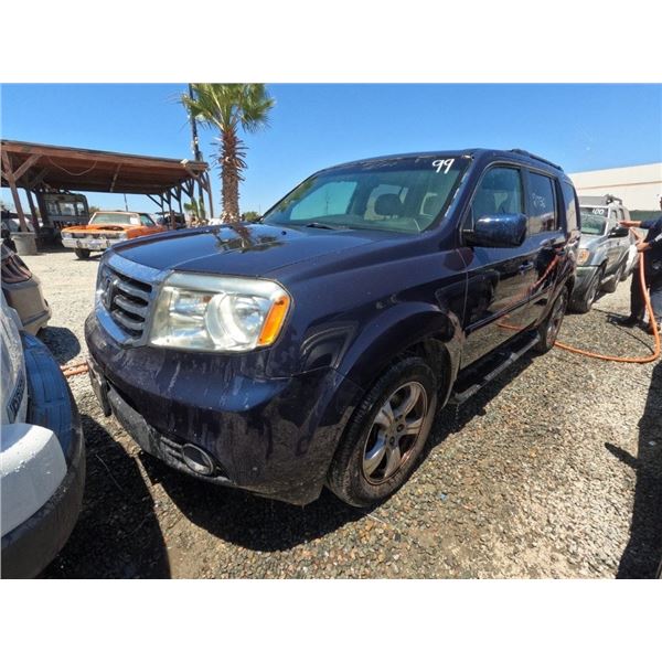 HONDA PILOT 2012 T-DONATION