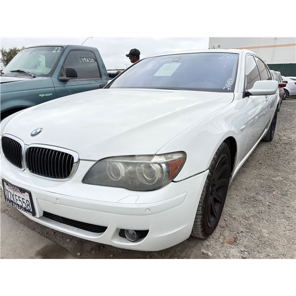 BMW 750LI 2007 SALV/T-SMOG