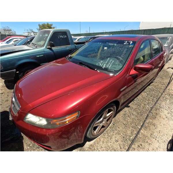 ACURA TL 2005 O/S T-DONATION
