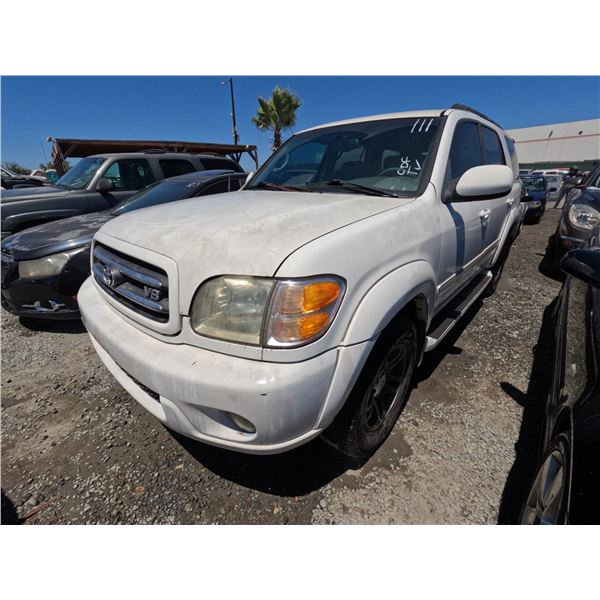 TOYOTA SEQUOIA 2003 T-DONATION