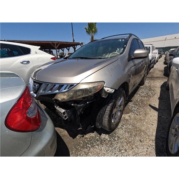 NISSAN MURANO 2010 SALV T/DONATION