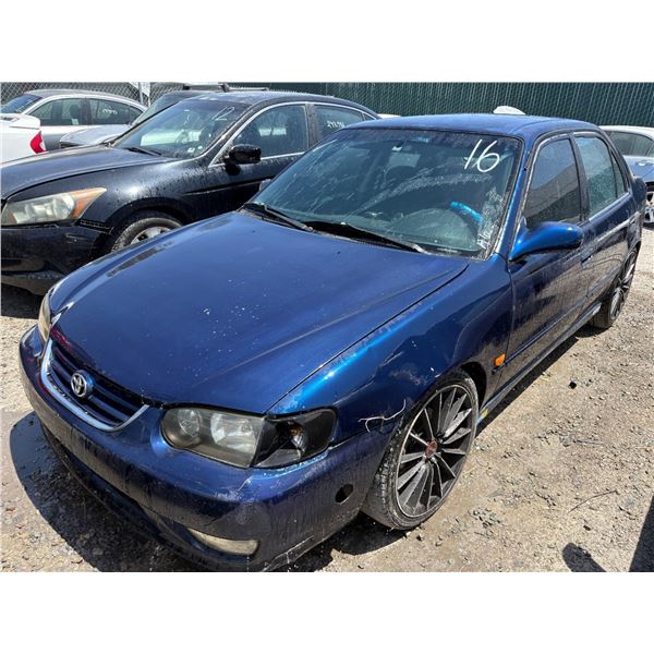 TOYOTA COROLLA 2001 ADT/EXP-ONLY