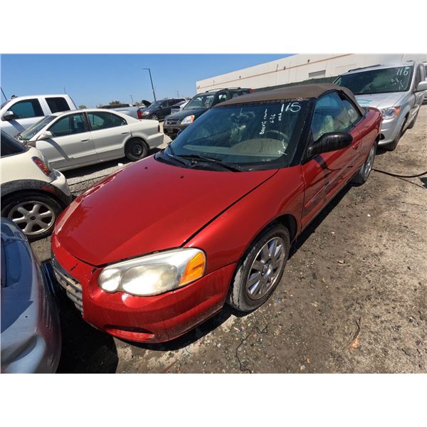 CHRYSLER SEBRING 2006 T-DONATION