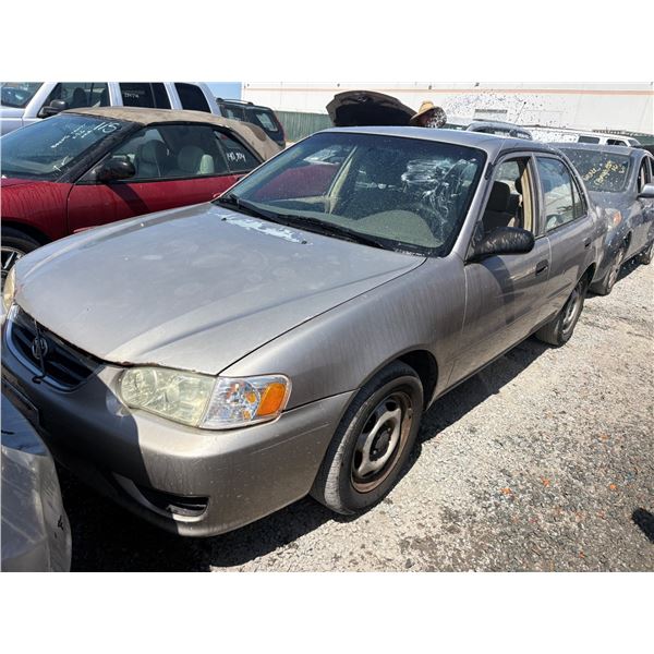 TOYOTA COROLLA 2001 JUNK RECEIPT