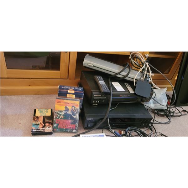 Sony Panasonic VHS CD players Cat B