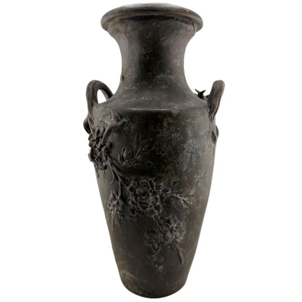 L & F Moreau Brothers Belle Epoque Bronze Vase