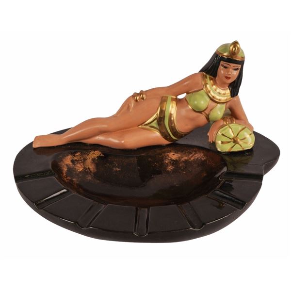 MCM Dorothea Wight Signed Egyptian Figural Ashtray