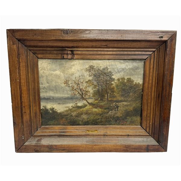 E. Manz - Landscape Oil Painting