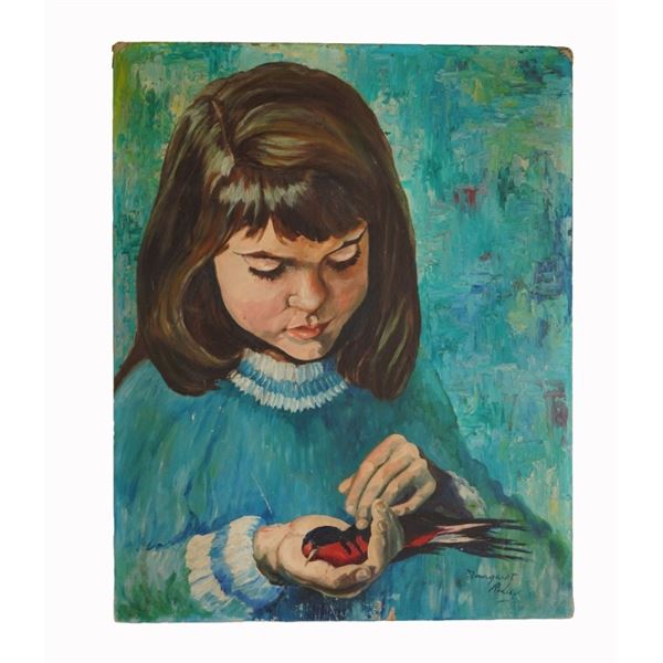 Margaret Ridley Mid-Century Portrait of a Girl